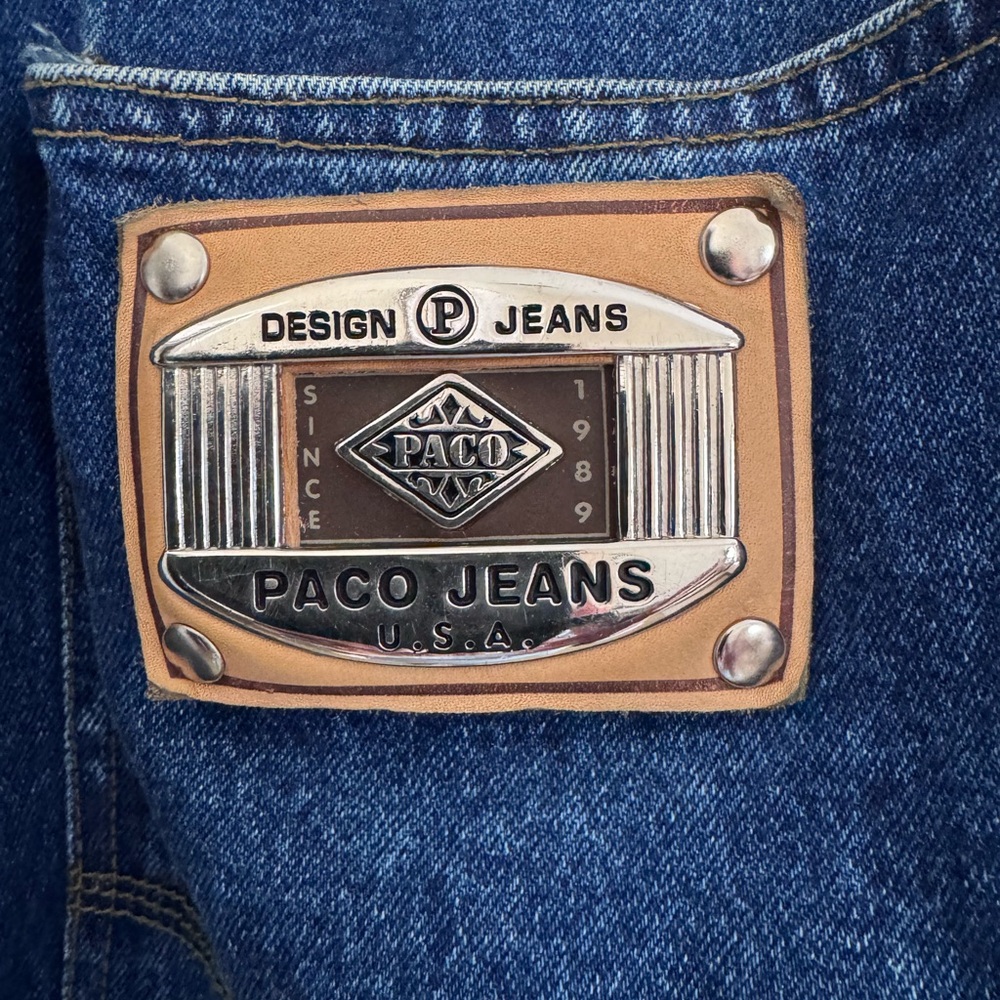 Vintage Paco Denim Button-Up (Chore) Jacket Size L - Picture 3 of 7